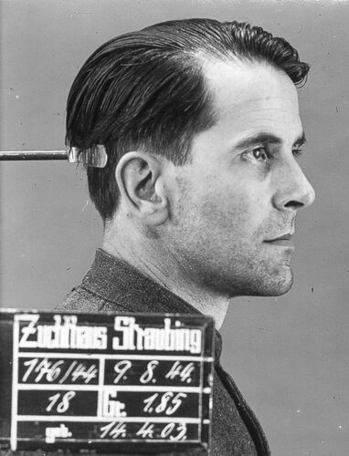 Dr. Adolf Freiherr von Harnier, 1944 (Foto Archiv der Justizvollzugsanstalt Straubing)